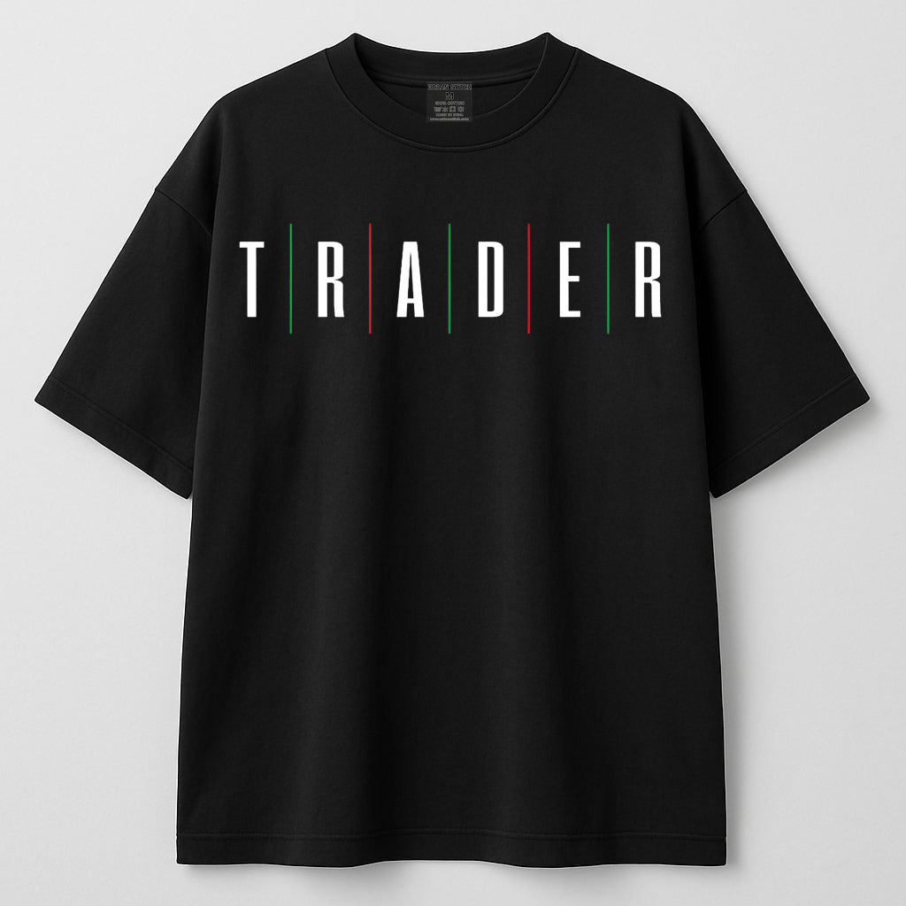 “TRADER” Minimal Candlestick Graphic Tee
