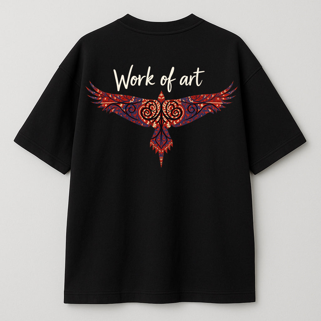 "Work of Art" Tribal Wings Graphic T-Shirt