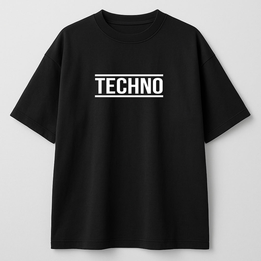 "Minimal Techno Statement Tee