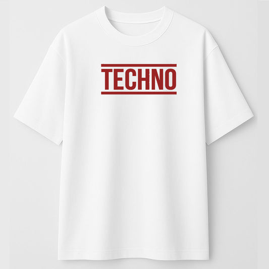 "Techno Volume Max T-Shirt – Music Mode On"