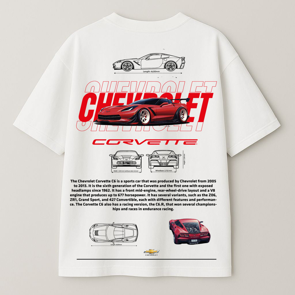 Chevrolet Corvette C6 OVERSIZE T-Shirt – Performance Meets Style