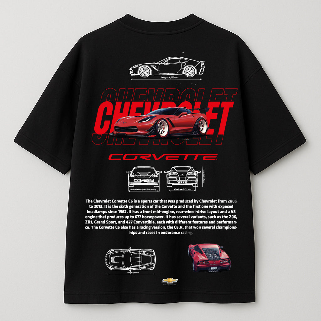 Chevrolet Corvette C6 OVERSIZE T-Shirt – Performance Meets Style