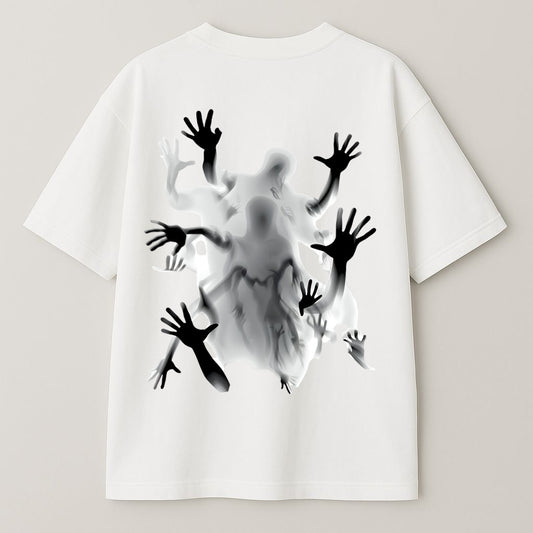 Phantom Grasp Oversized T-Shirt – UrbanStytch Darkcore Series