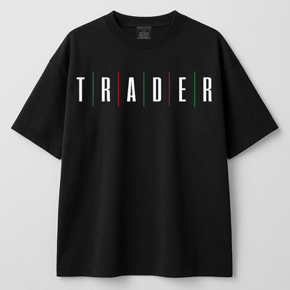 “TRADER” Minimal Candlestick Graphic Tee