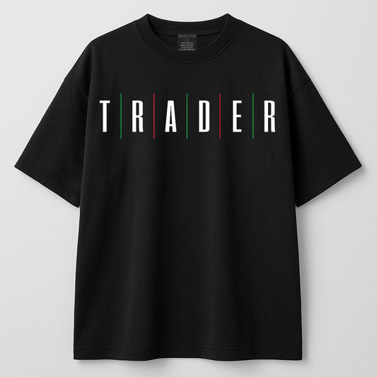 “TRADER” Minimal Candlestick Graphic Tee