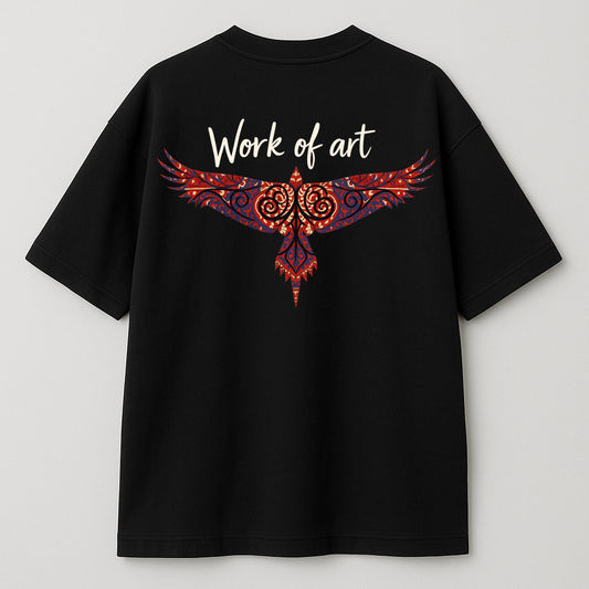"Work of Art" Tribal Wings Graphic T-Shirt