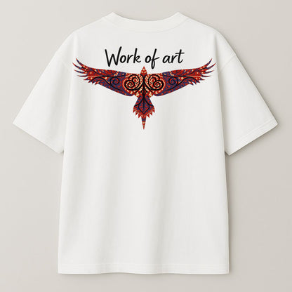 "Work of Art" Tribal Wings Graphic T-Shirt